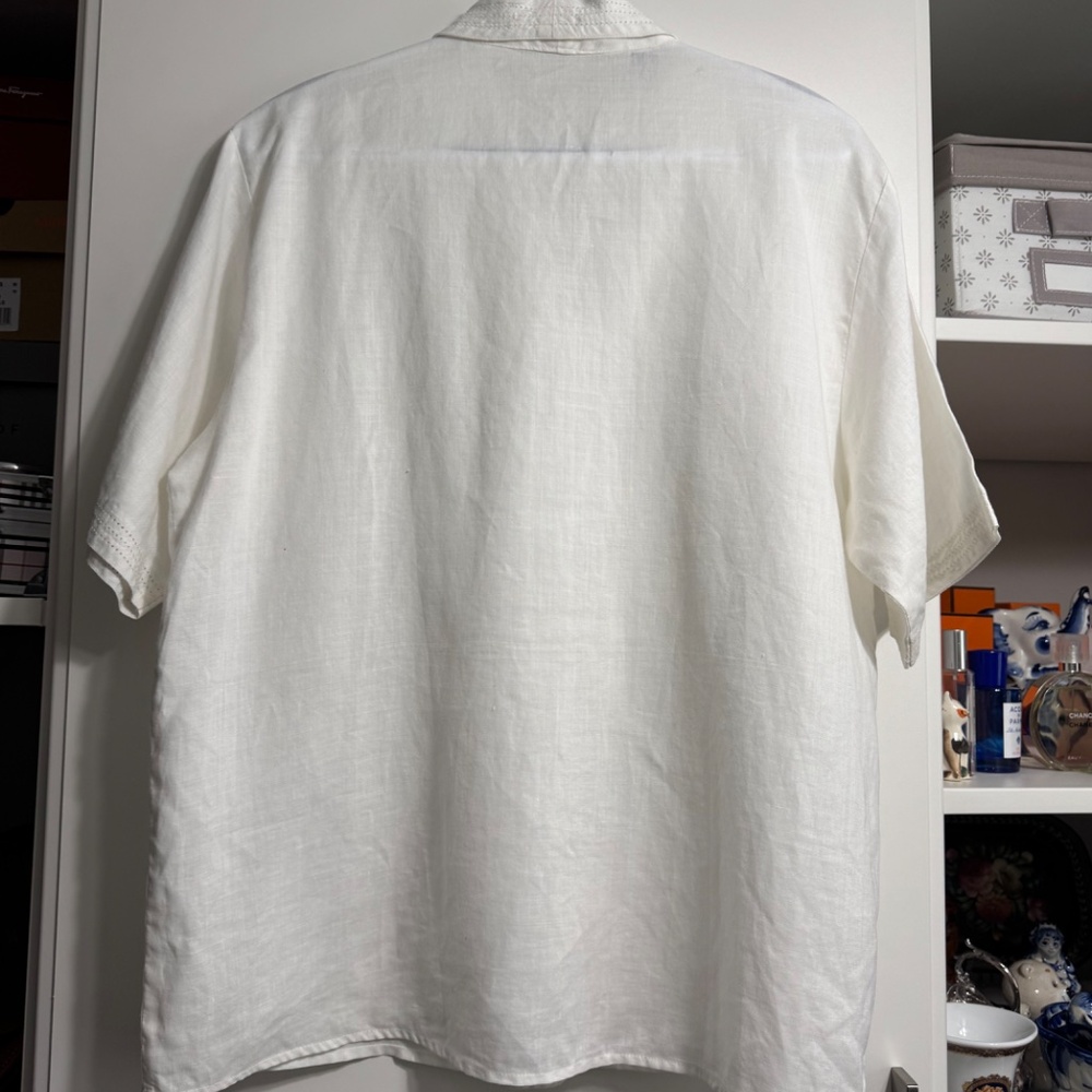 Linen Button-Down Shirt - Picture 2 of 11